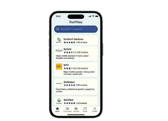 StaffSay Mobile App Preview